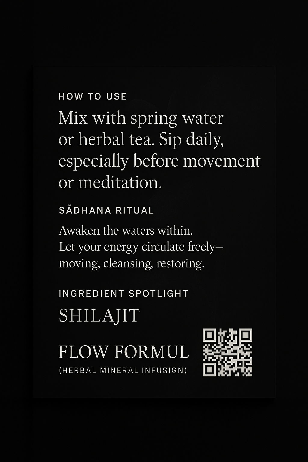 HEIR FLOW  Hydrate. Circulate. Flow.